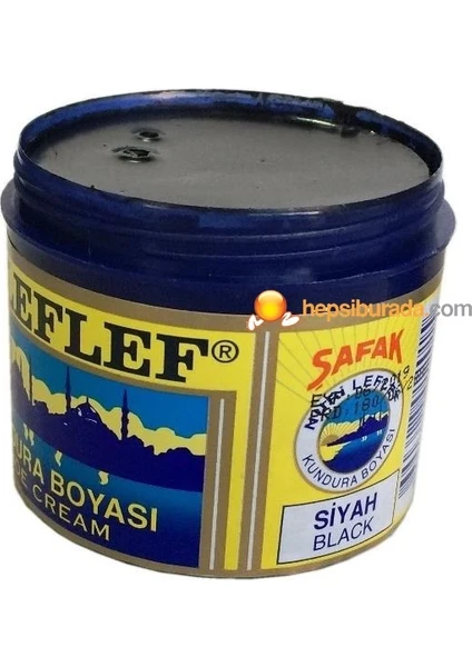 Nuri Leflef Klasik Ayakkabı Boyası Cilasız 200 ml Siyah