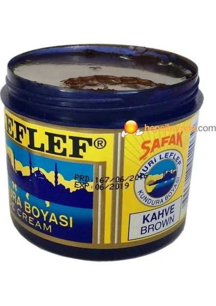 Nuri Leflef Klasik Ayakkabı Boyası Cilasız 200 ml Kahve