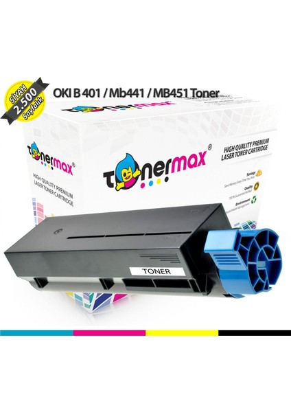 Oki B401 / Mb411 / Mb441 / Mb451 / 44992404 Ekonomik Muadil Toneri