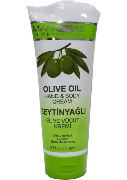 Zeytinyağlı Yüz El ve Vücut Kremi 200 Ml