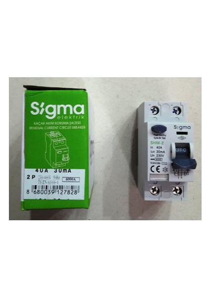 Kaçak Akım Koruma Şalteri 2X40 A 30 Ma