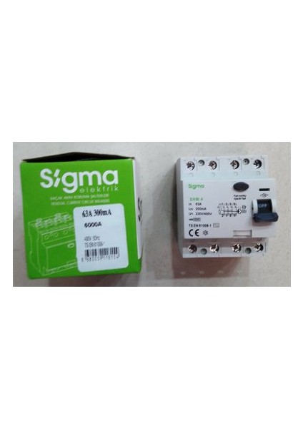 Yangın Koruma Şalteri 4X63 A 300 Ma