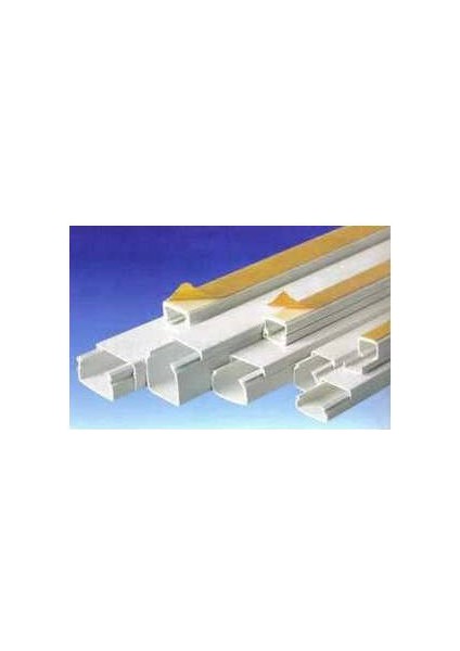 16X16Yapışkanlı Kablo Kanalı 10 Adet 20 Metre