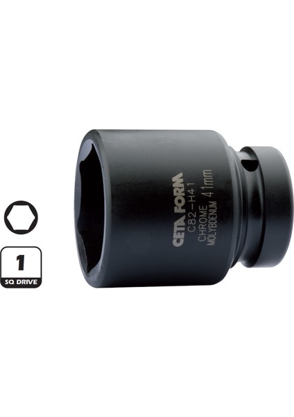 C82-H34 34Mm 1” 6 Köşe Havalı Lokma Anahtar