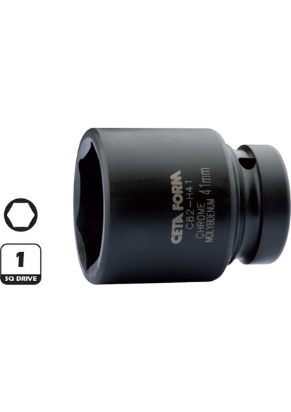 C82-H50 50Mm 1” 6 Köşe Havalı Lokma Anahtar