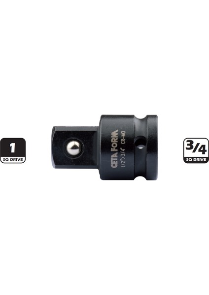 C71-92 3/4’’ Havalı Lokma Adaptörü - D:3/4”=>E:1”