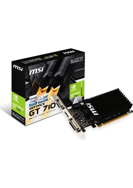 NVIDIA GeForce GT 710 2GD3H LP 2GB 64 bit DDR3 DX(12) PCI-E 2.0 Ekran Kartı (GT 710 2GD3H LP)