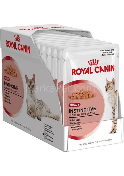İnstinctive Gravy Kedi Maması 85 Gr 12 Li
