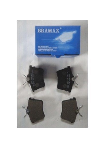 PEUGEOT 407- 04/11 ARKA FREN BALATASI (DİSK) (86,2x57,1x17)(BRAMAX)