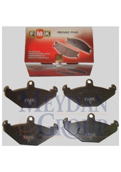 RENAULT LAGUNA- 99/01 ARKA FREN BALATASI (10LU)(DİSK) (125,8X58,5X14,8) (FMK)