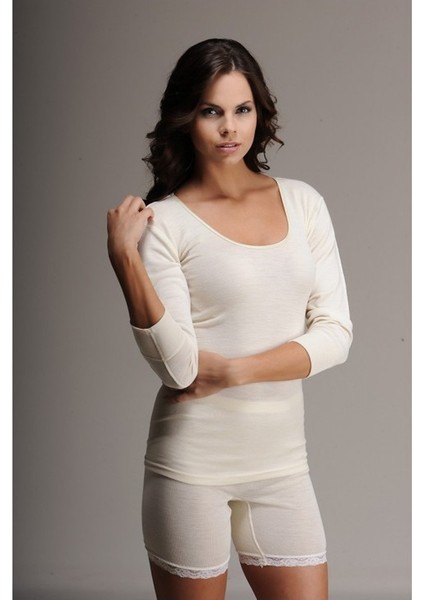 Hasyün Kadın Yün Termal Uzun Kol Fanila