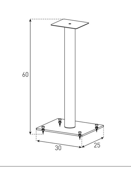 SP 100 Hoparlör Ayakları Beyaz