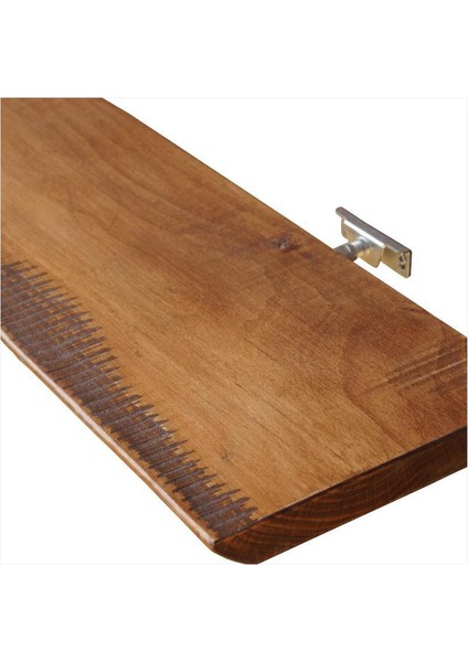 Doğal Kütük Kenarlı Duvar Rafı - 120 cm