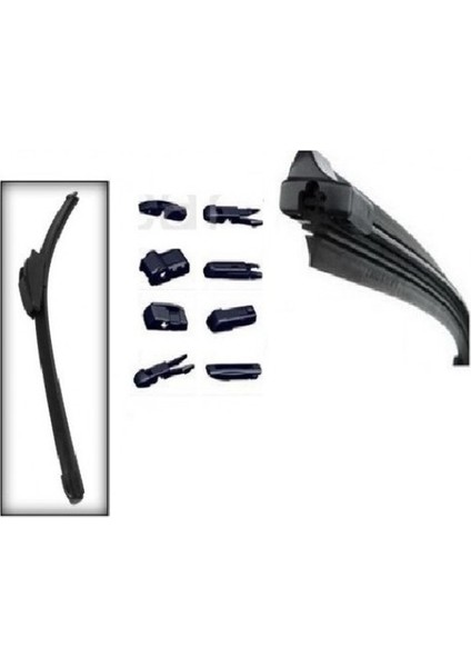 İnwells Muz Silecek Takımı Audi Q3 Silecek Takımı (2011-2014) 60-50 Cm