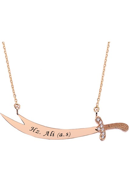 Altınsepeti Altın Kılıç Hz Ali Kolyesi As1008Kl