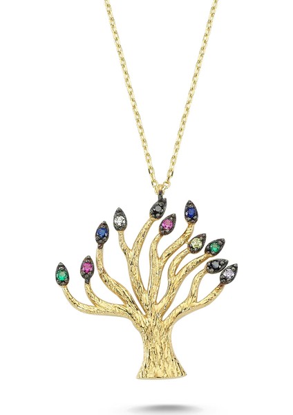 Altınsepeti Altın Renkli Taşlı Hayat Ağacı Kolyesi As992Kl fiyatları