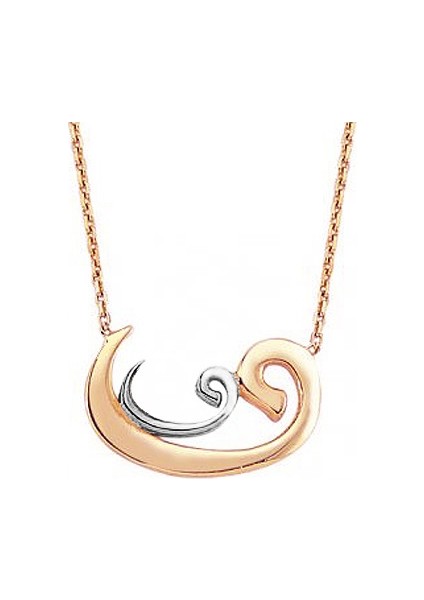 Altınsepeti Taşsız Altın İkili Vav Kolye As980Kl