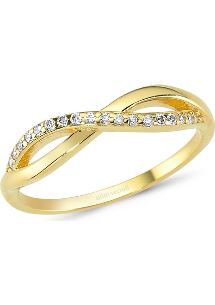 Altınsepeti Altın Sıra Taşlı Yüzük As230Yz 14