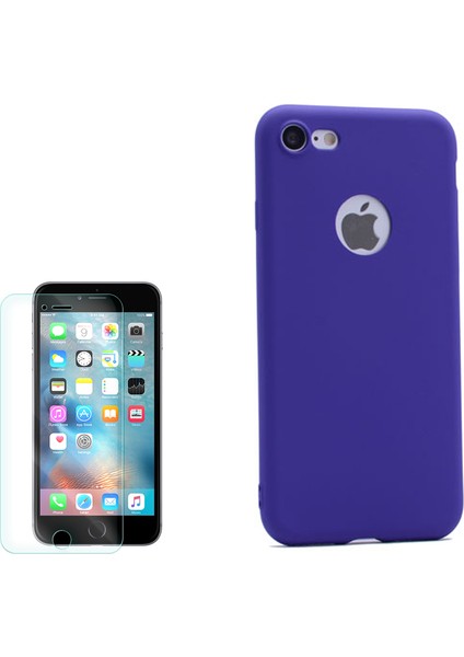 Apple iPhone 7 Kılıf Premier Silikon Tpu + Cam