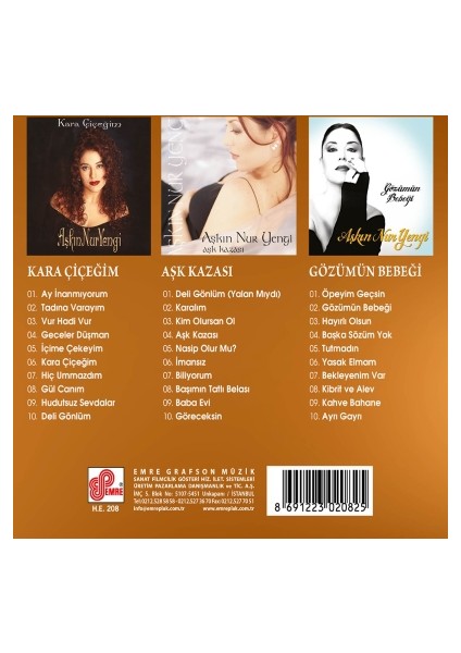 Aşkın Nur Yengi Arşiv 2/ 3 ( CD )