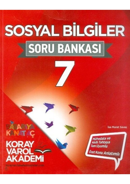 Koray Varol Akademi 7.Sınıf Sosyal Bilgiler Soru Bankası