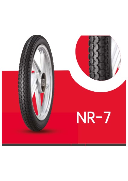 Motosiklet Dış Lastikleri Nr-7 2.75-17 Nr-7