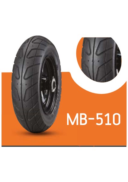 Scooter Dış Lastikleri 3.00-10 Mb-510 42J Tubeless Dublex