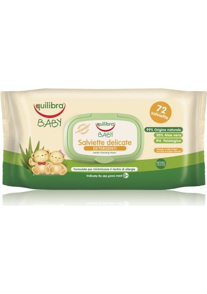 Baby Salviette Delicate- Bebek Islak Temizleme Mendili 72 Adet