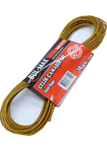 Bul-Max 10 Mt Çelik Çamaşır İpi 090700