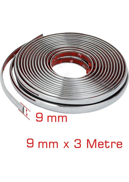 3 Metre X 9 Mm Nikelaj Dekoratif Çita 16A002