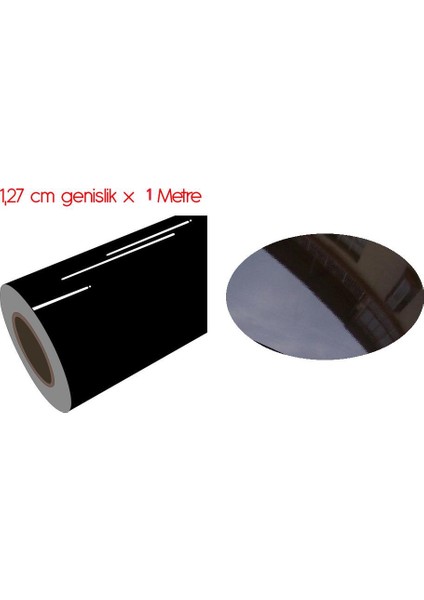 Parlak Siyah Folyo 1.27 X 1 Metre 55G018