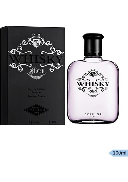 Evaflor Black For Men Edt 100 Ml Erkek Parfüm