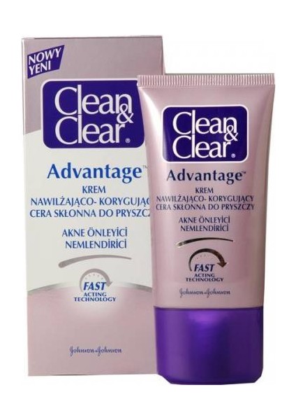 Clean Clear Advantage Problemli Ciltler İçin Yüz Nemlendirici