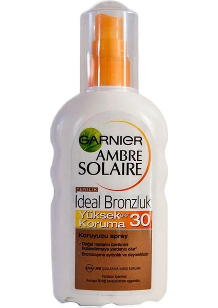 Garnier Ambre Solaire Ideal Bronze Spf 30 200 Ml