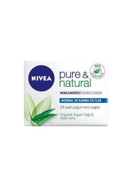 Visage Pure&Natural Gündüz Kremi (Normal-Karma Cilt)