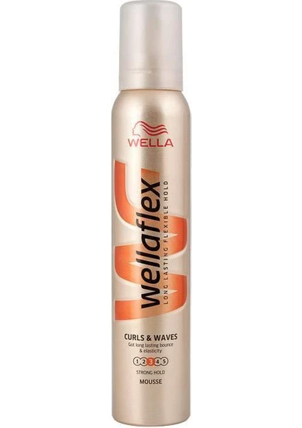 Wellaflex Şekillendirici Saç Köpüğü Kıvırcık ve Dalgalı Saçlar 200 ml