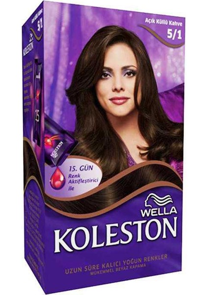 Koleston Kıt 5/1 Açık Küllü Kahve