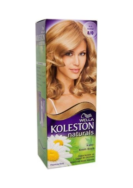 Koleston Naturals Saç Boyası 8/0 Açık Kumral