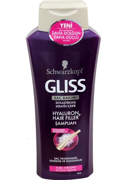 Glıss Şampuan Hyaluron Haır Fıller Kuru Kırılan Saç 400 Ml