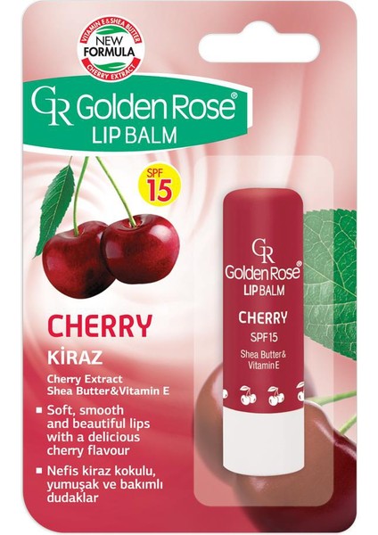 Golden Rose Lip Balm No: 07 Cherry - Dudak Nemlendiricisi - 8691190069995