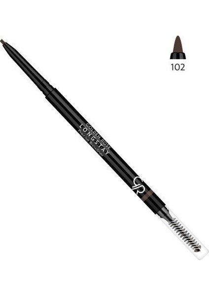 Longstay Precise Browliner No: 102 Deep Brown - Asansörlü Kaş Kalemi - 8691190595029