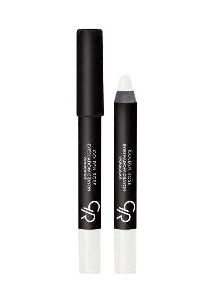 Golden Rose Eyeshadow Crayon Waterproof No: 01 Crystal White - Suya Dayanıklı Kalem Göz Farı - 8691190815011