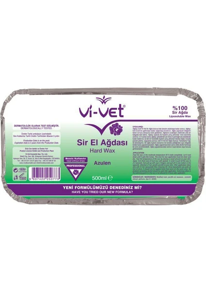 Vivet Sir Ağda Azulen Kalıp Ağda 500 Ml