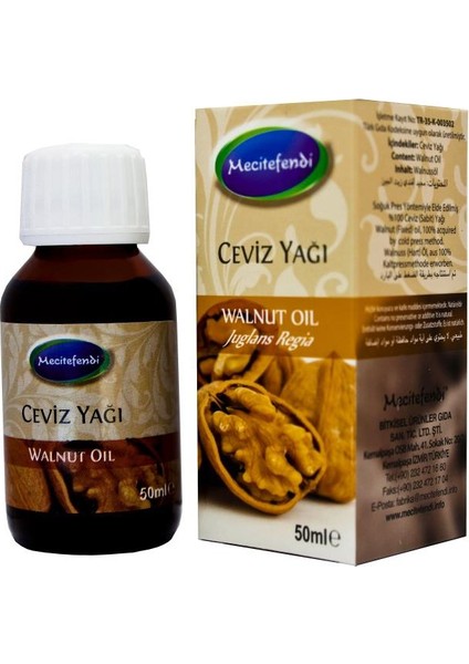 Katkısız Ceviz Yağı50 Vv