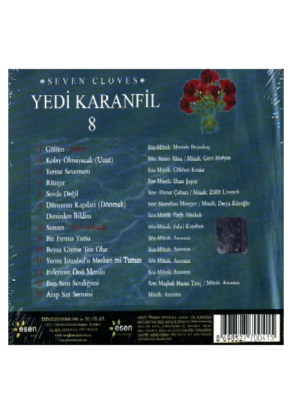 Yedı Karanfıl - Yedikaranfil 8 (CD)