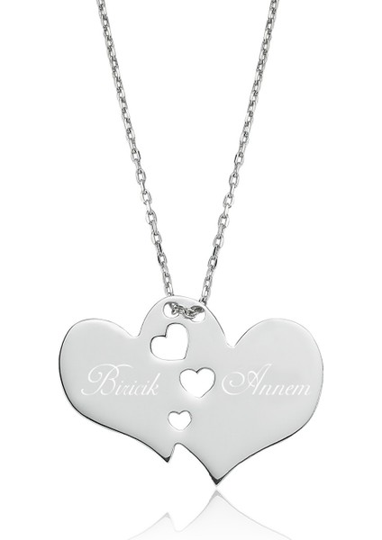 Bayan Lili Gümüş Biricik Annem Kolye