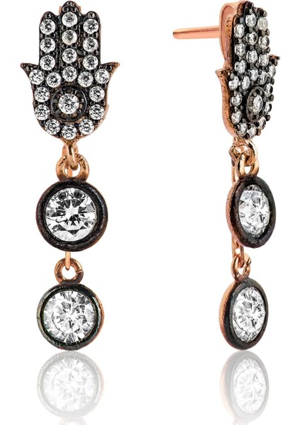 Bayan Lili Gümüş Fatma'nın Eli Küpe