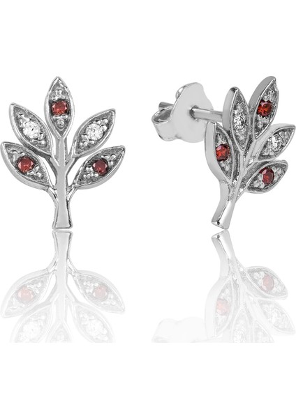 Gumush Gümüş Sevgi Dalı Küpe