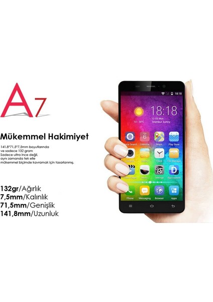 Praktıca Acrobat A7 5 Inc Hd Akıllı Cep Telefonu Siyah