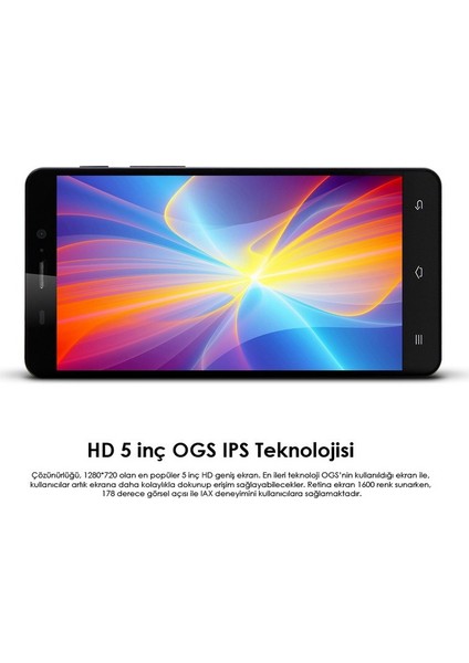 Praktıca Acrobat A7 5 Inc Hd Akıllı Cep Telefonu Siyah